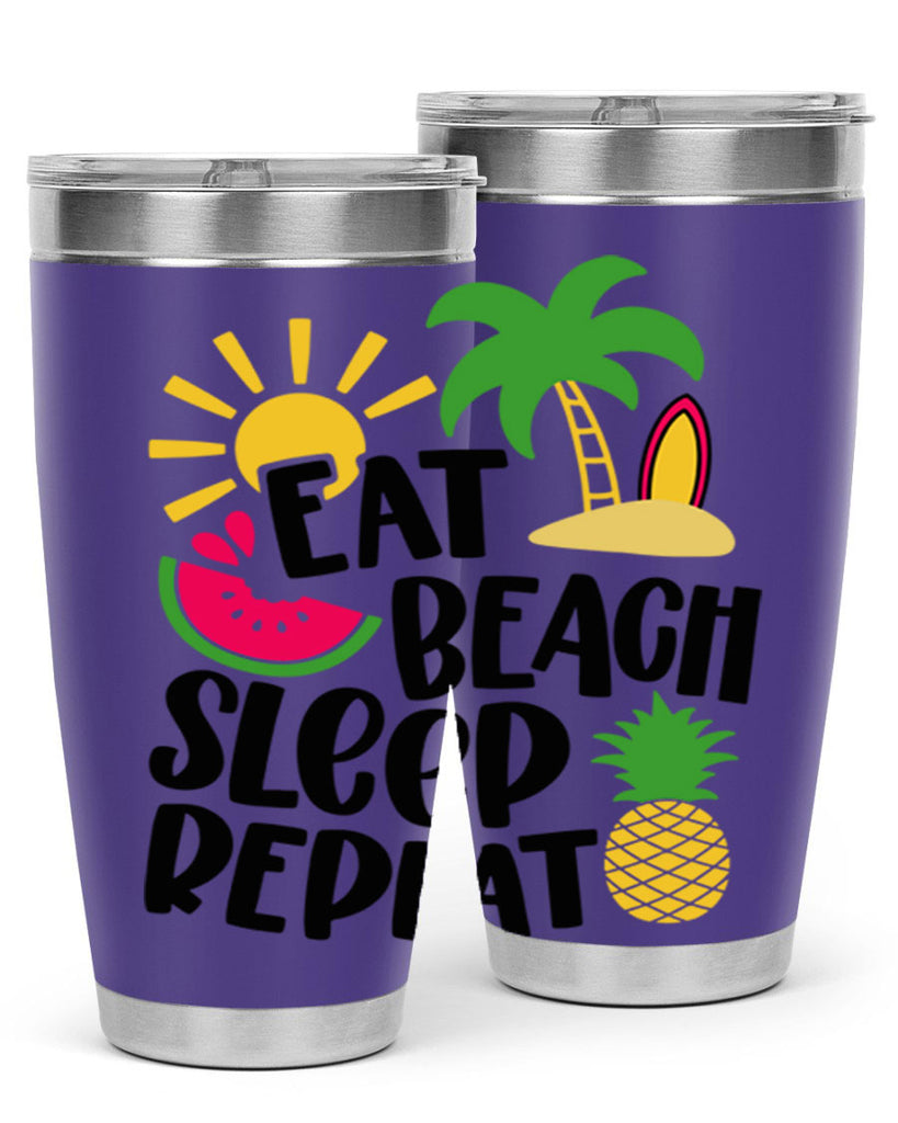 Eat Beach Sleep Repeat Style 47#- summer- Tumbler