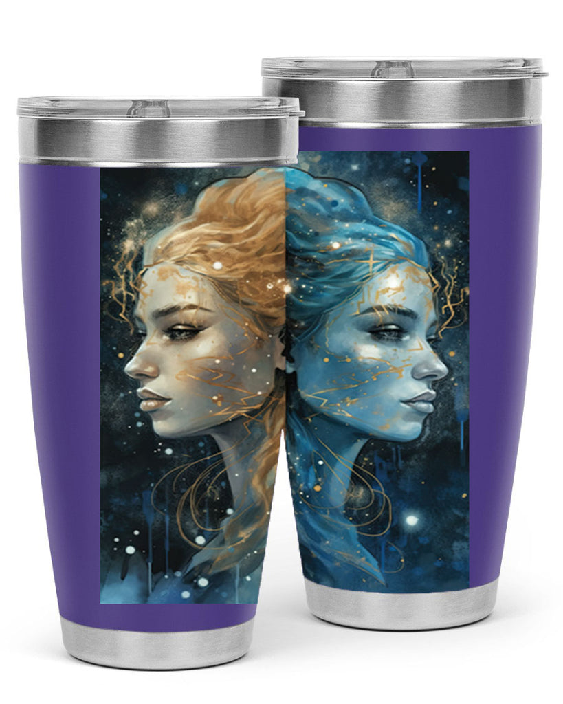 Gemini 56#- zodiac- Tumbler