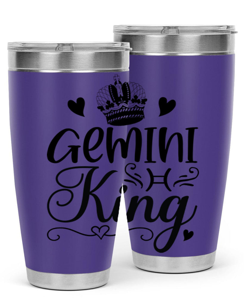 Gemini king 228#- zodiac- Tumbler