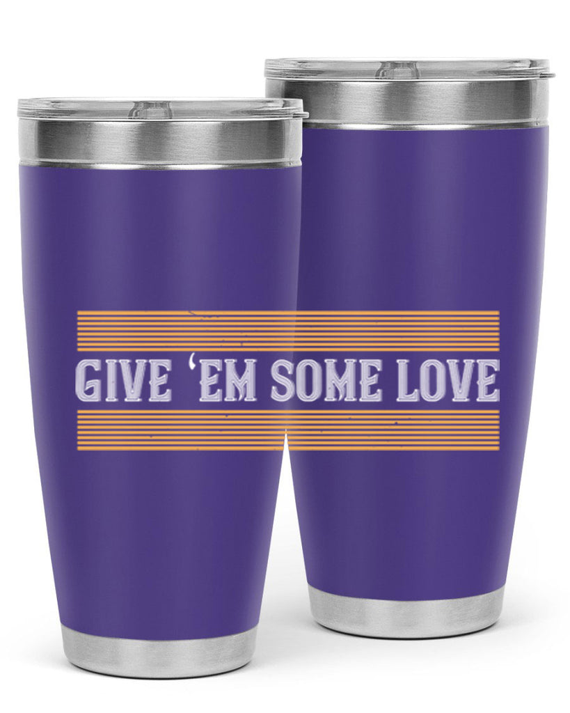 Give ‘em some love 2258#- badminton- Tumbler