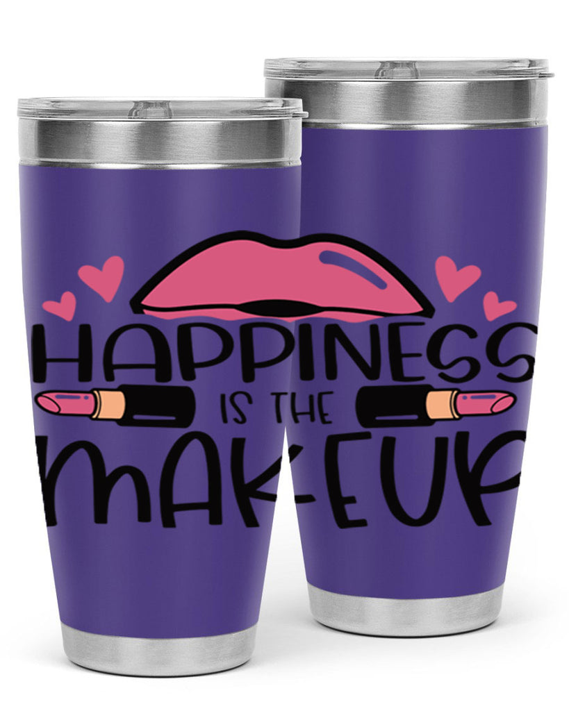 Hapiness Is The Makeup Style 95#- make up- Tumbler