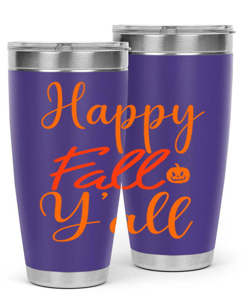 Happy Fall Yall Design 233#- fall- Tumbler