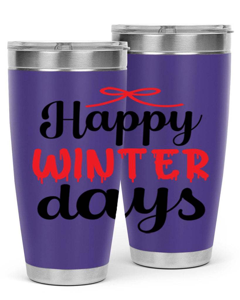 Happy winter days 123#- winter- Tumbler