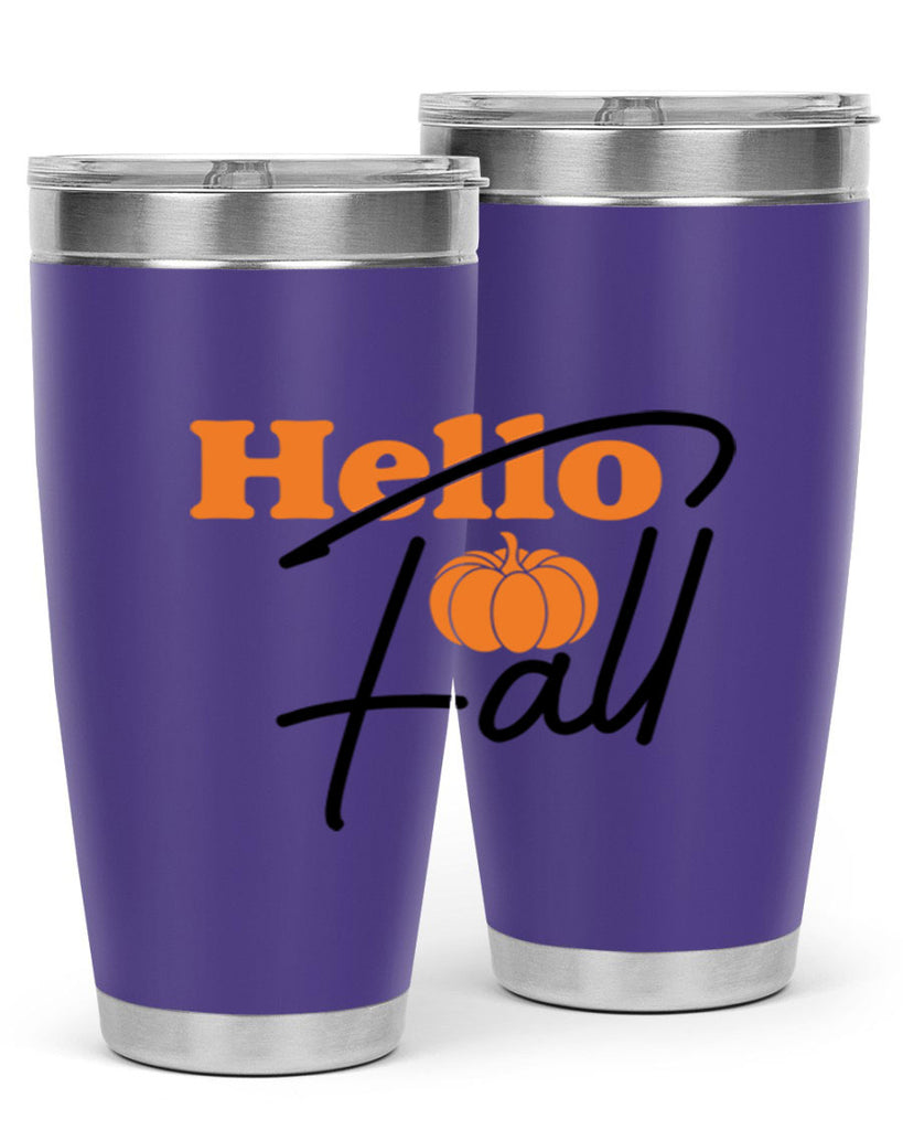 Hello Fall 279#- fall- Tumbler