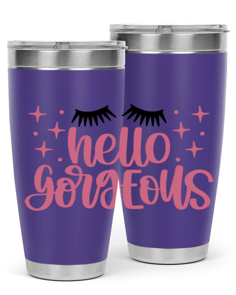 Hello Gorgeous Style 89#- make up- Tumbler