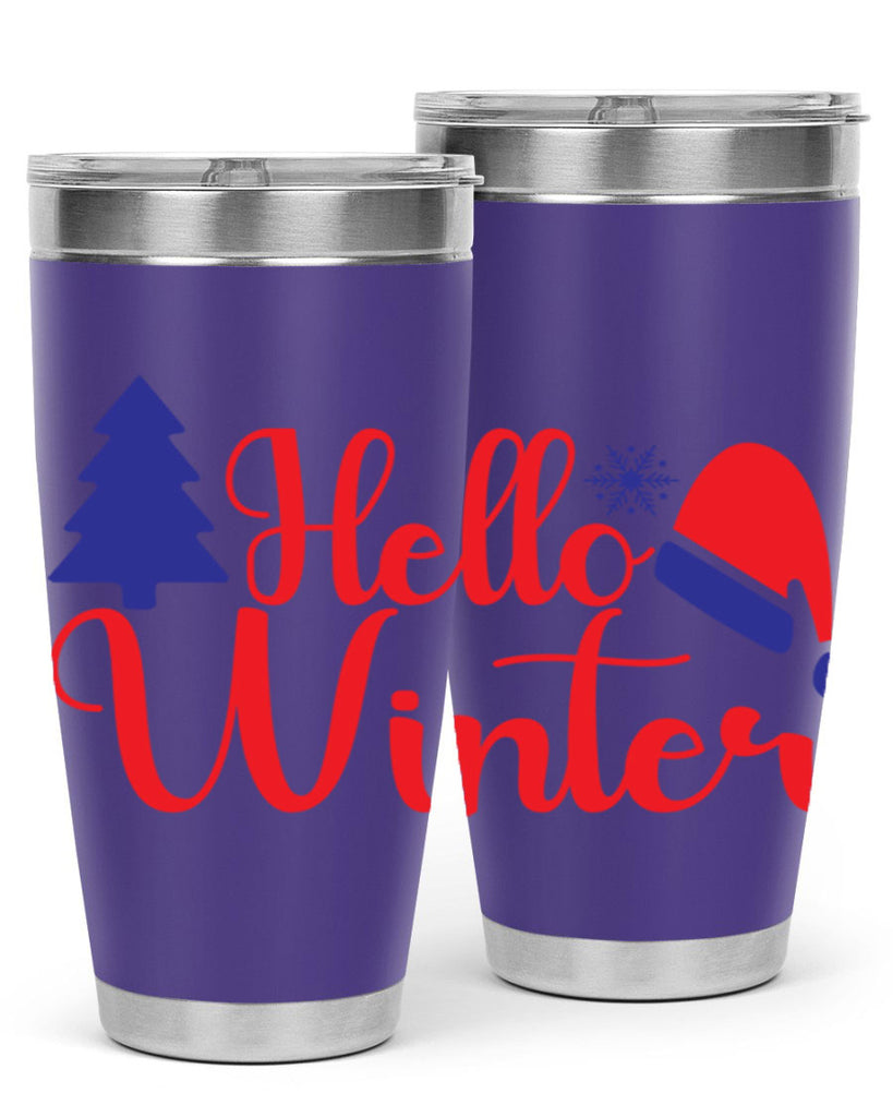 Hello Winter 179#- winter- Tumbler