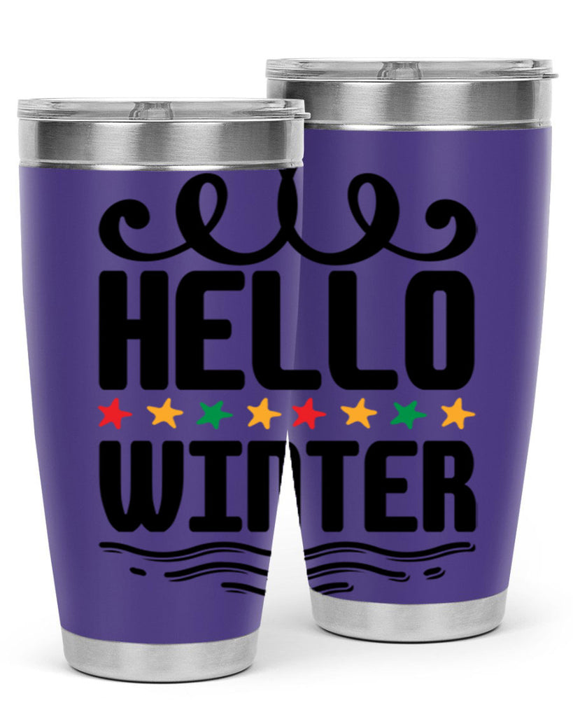 Hello Winter 185#- winter- Tumbler