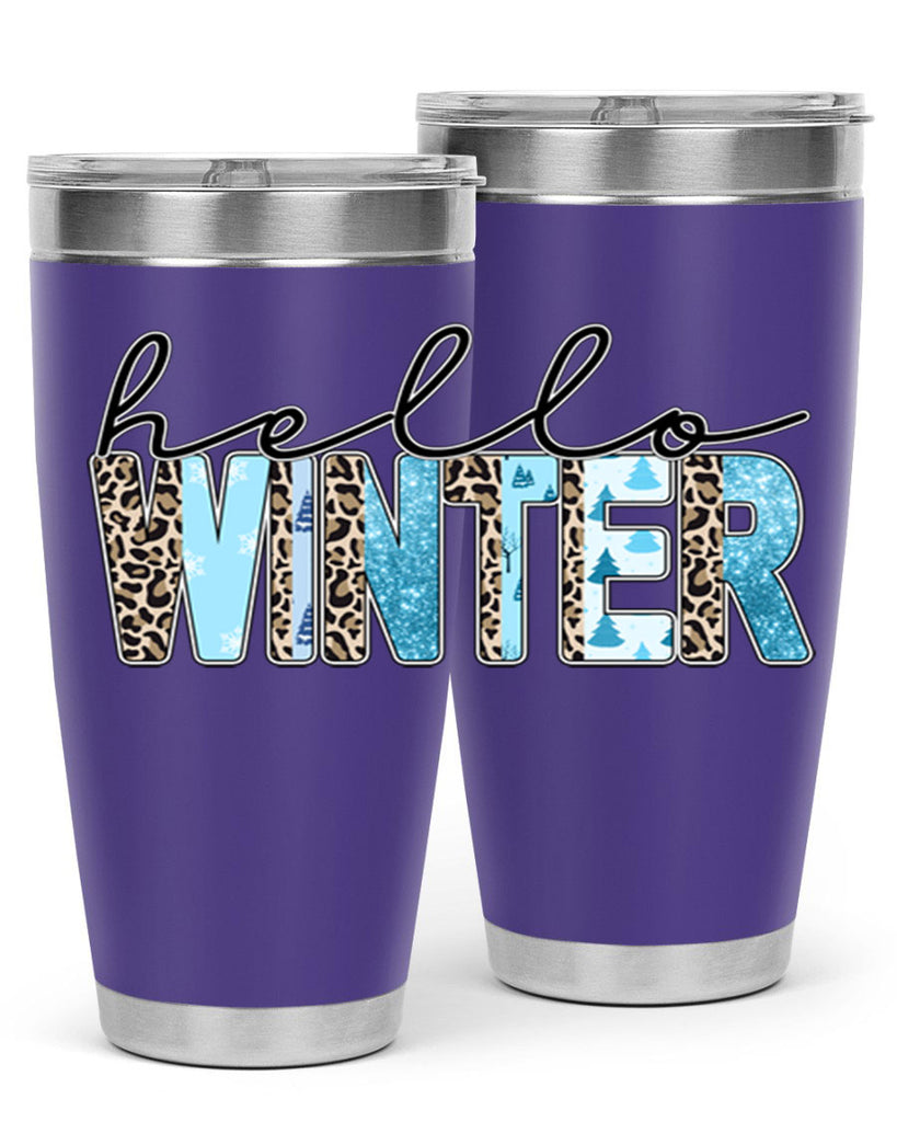 Hello Winter 189#- winter- Tumbler