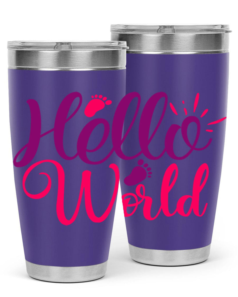 Hello World Style 260#- baby- tumbler