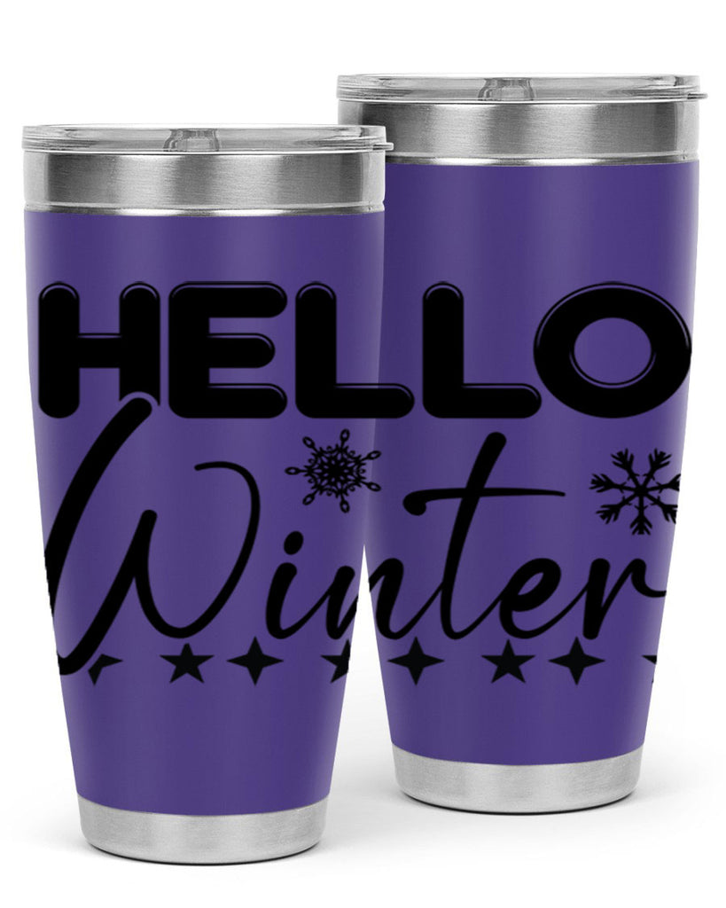 Hello winter 183#- winter- Tumbler
