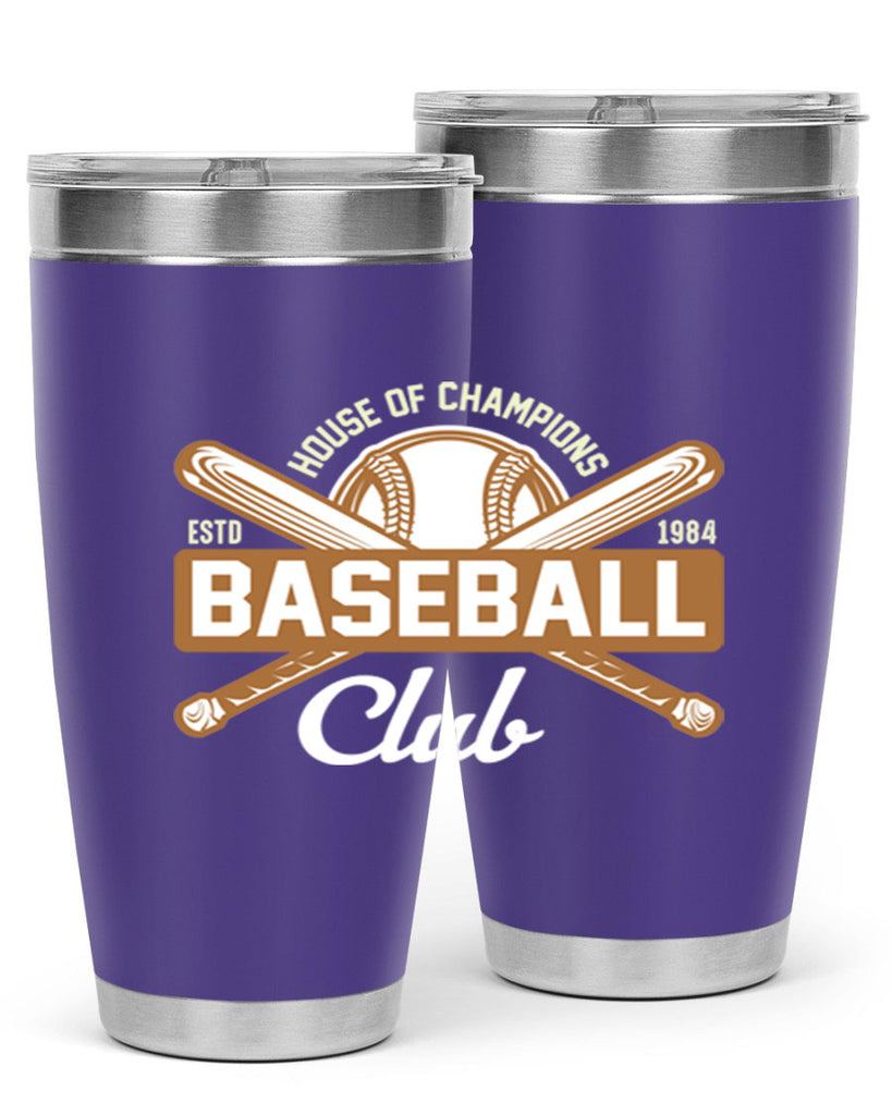House 1178#- baseball- Tumbler