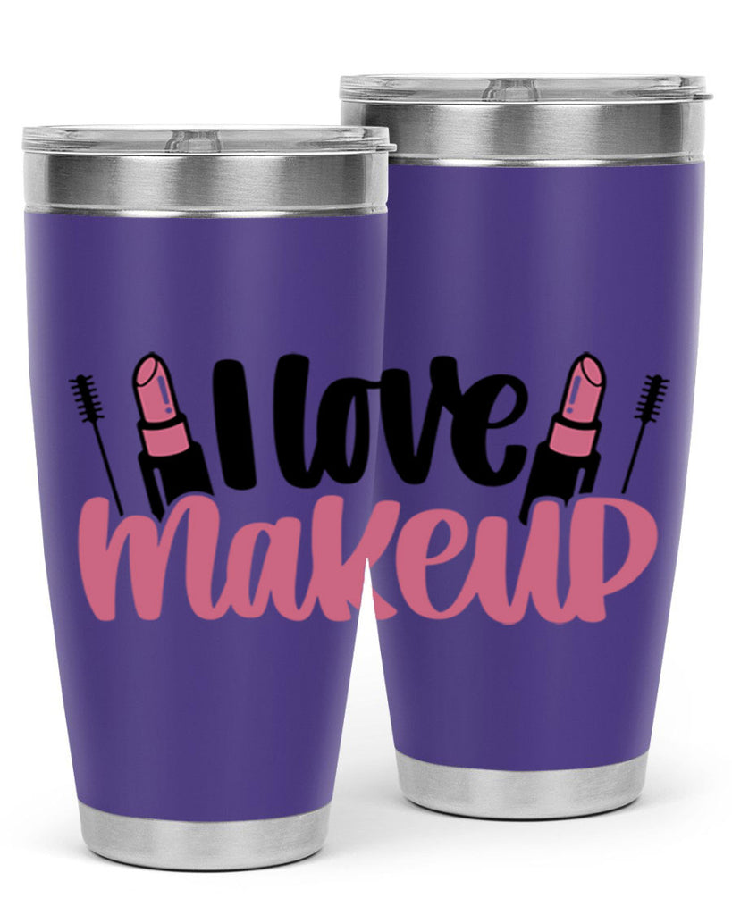 I Love Makeup Style 80#- make up- Tumbler
