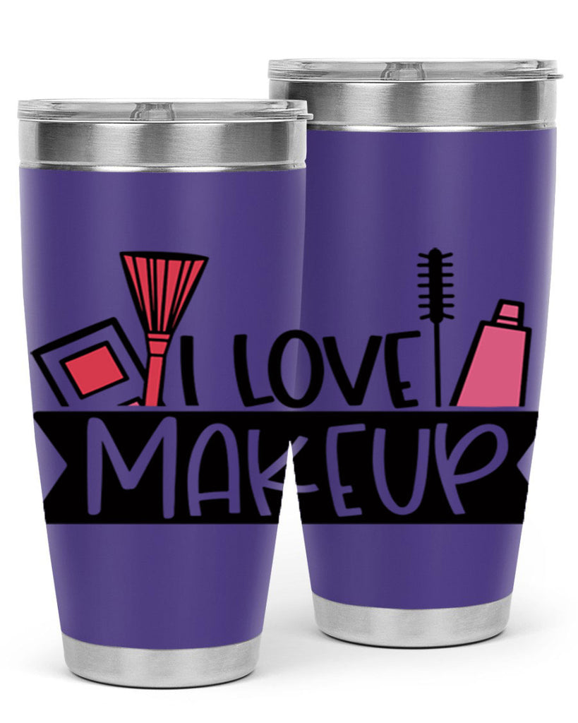 I Love Makeup Style 81#- make up- Tumbler