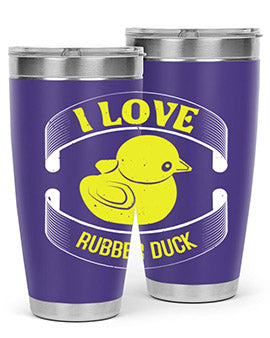 I Love Rubber duck Style 41#- duck- Tumbler