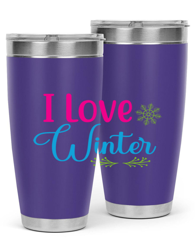 I Love Winter 225#- winter- Tumbler