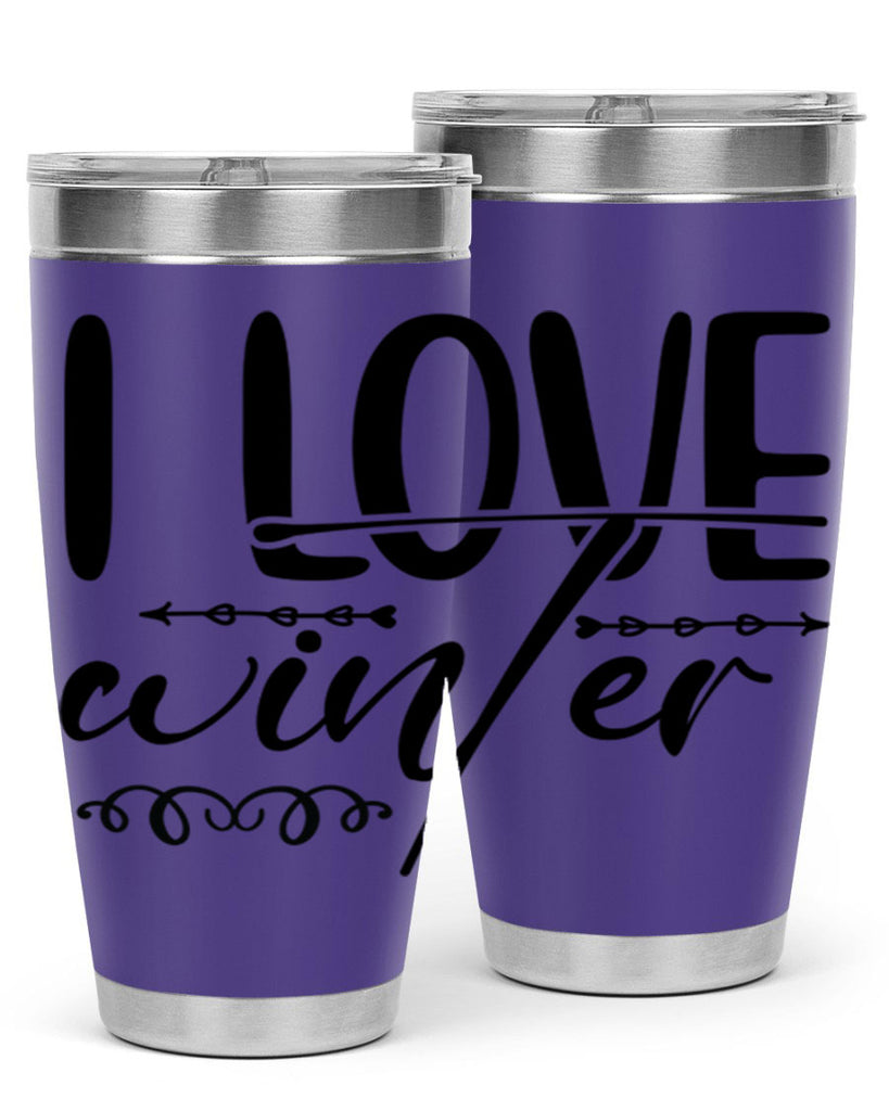 I love winter 243#- winter- Tumbler