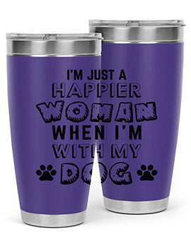 Im Just A Style 39#- dog- Tumbler