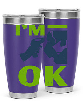 Im ok Style 30#- corona virus- Tumbler