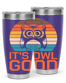 Its Owl Good Retro Owl A TurtleRabbit 10#- owl- Tumblers