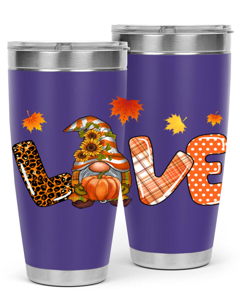 LOVEFallGnomeAutumn 416#- fall- Tumbler