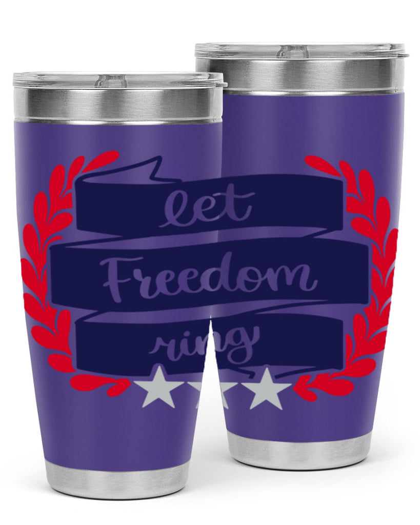 Let Freedom Ring Style 159#- Fourt Of July- Tumbler