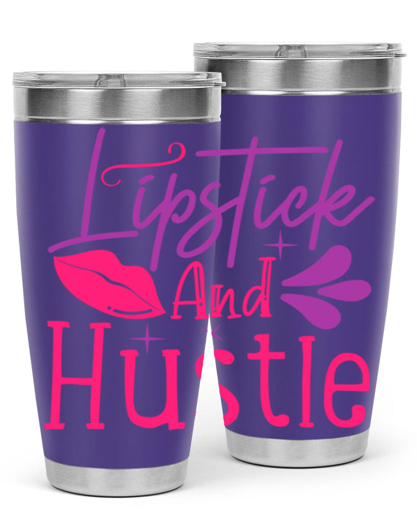 Lipstick And Hustle Style 229#- make up- Tumbler