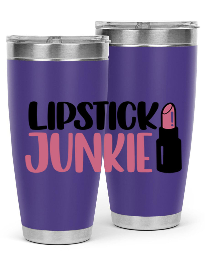 Lipstick Junkie Style 56#- make up- Tumbler