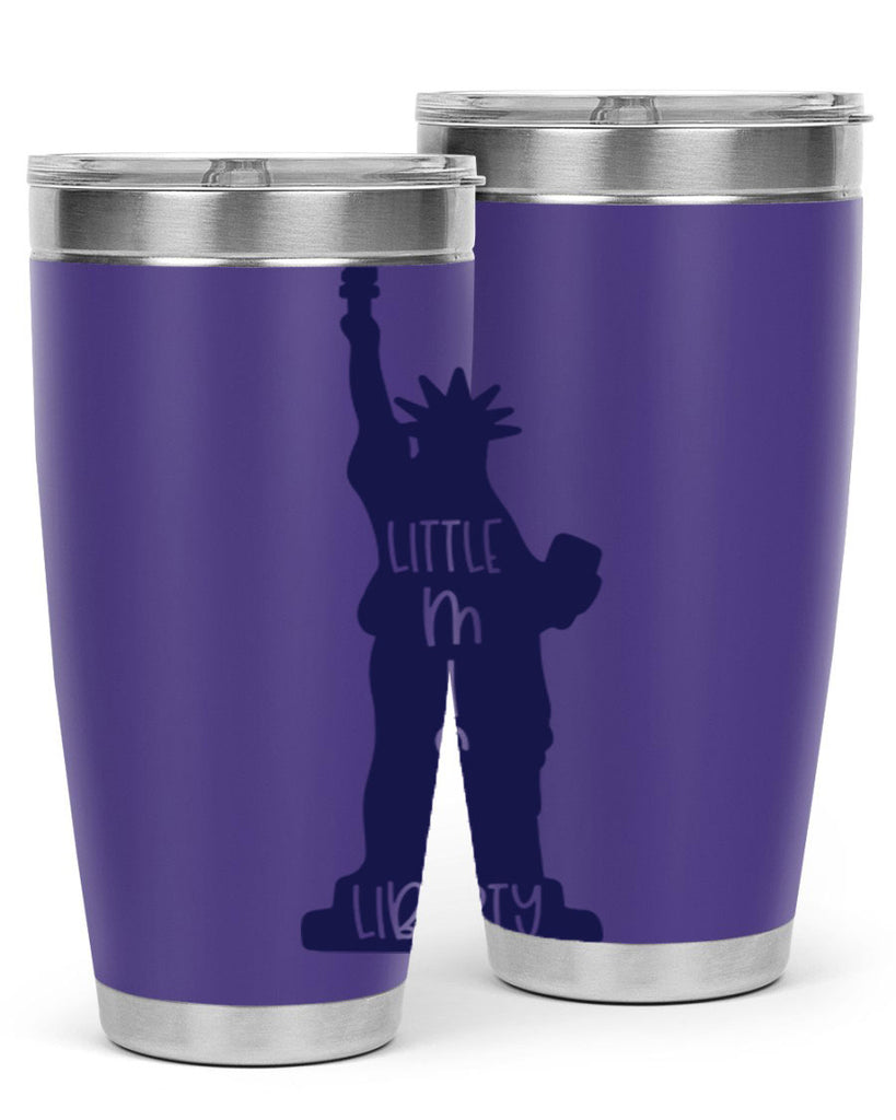 Little Miss Liberty Style 163#- Fourt Of July- Tumbler