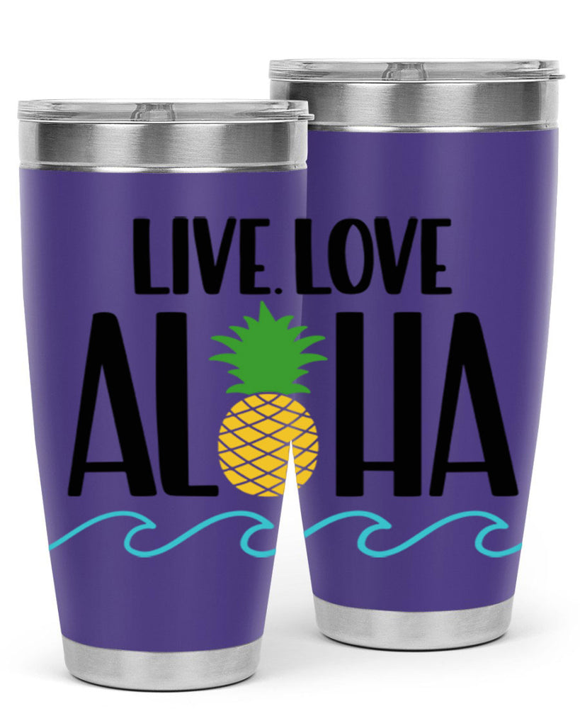 Live Love Aloha Style 30#- summer- Tumbler