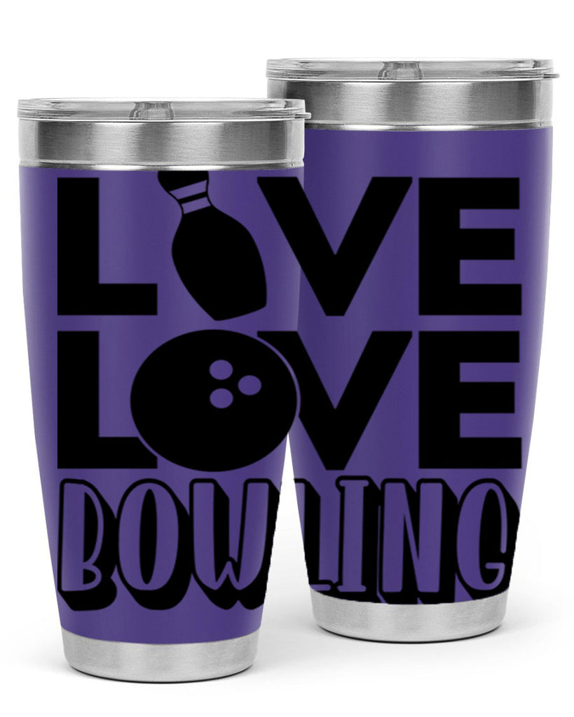 Live Love Bowling 833#- bowlig- Tumbler