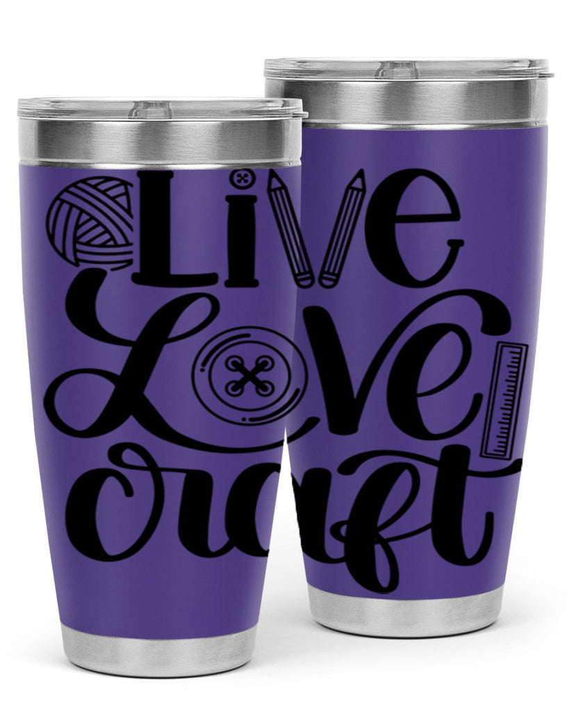 Live Love Craft 14#- crafting- Tumbler