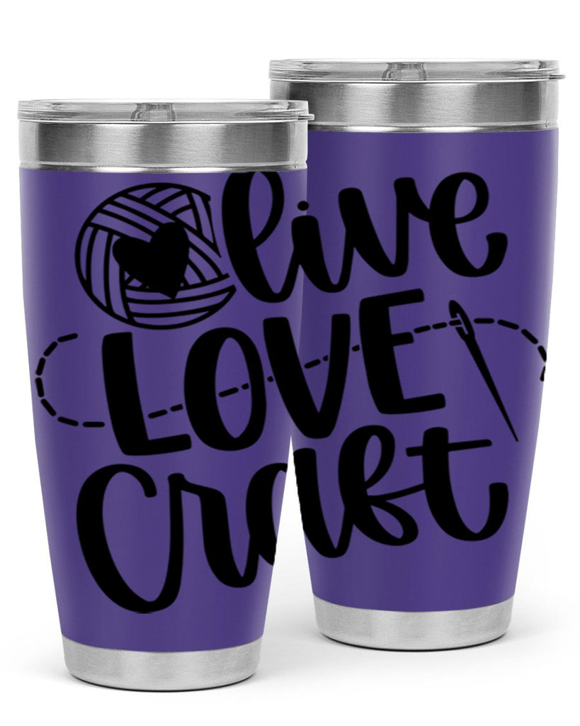 Live Love Craft 15#- crafting- Tumbler