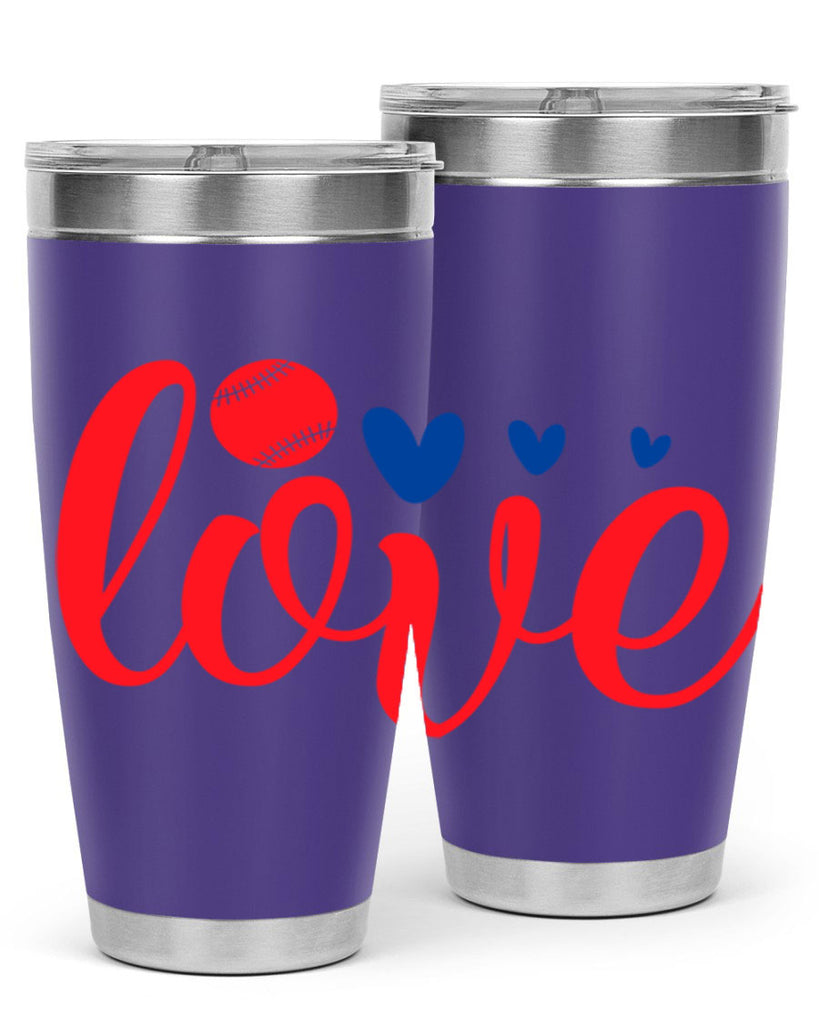 Love 2052#- baseball- Tumbler