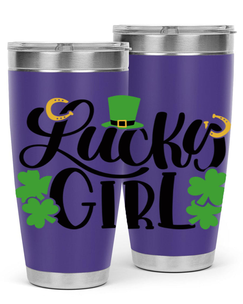 Lucky Girl Style 56#- St Patricks Day- Tumbler