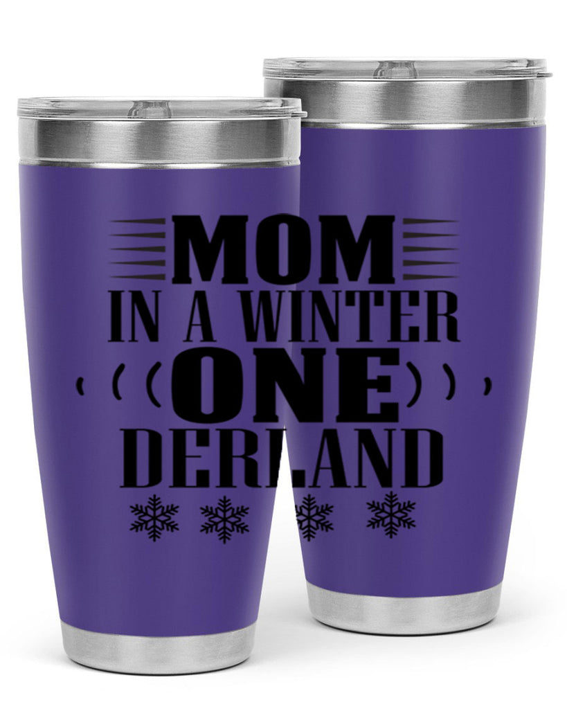 MOM IN A WINTER ONE DERLAND 322#- winter- Tumbler