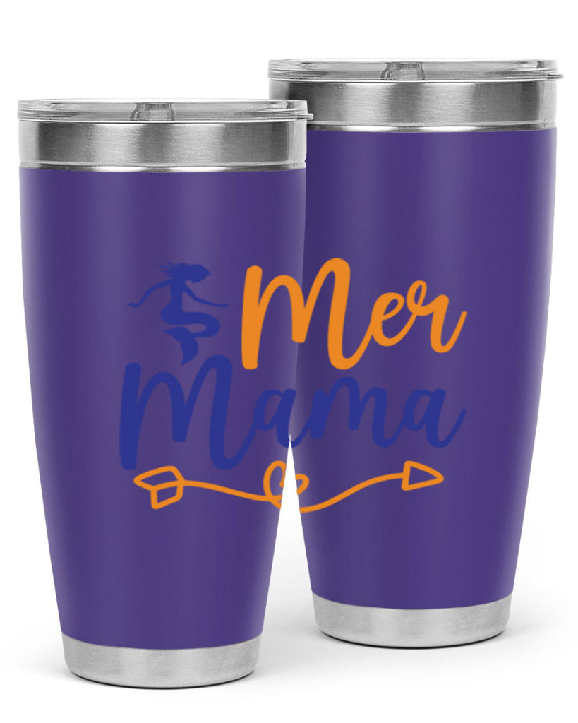 Mer Mama 331#- mermaid- Tumbler