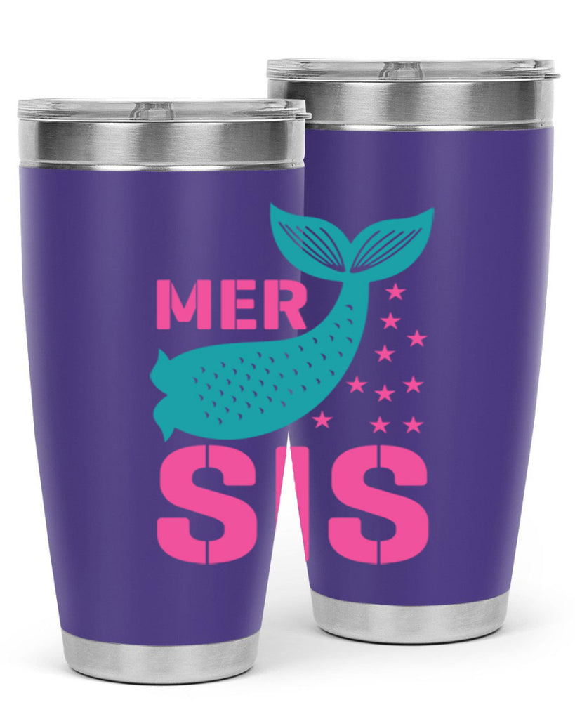 Mer Sis 345#- mermaid- Tumbler