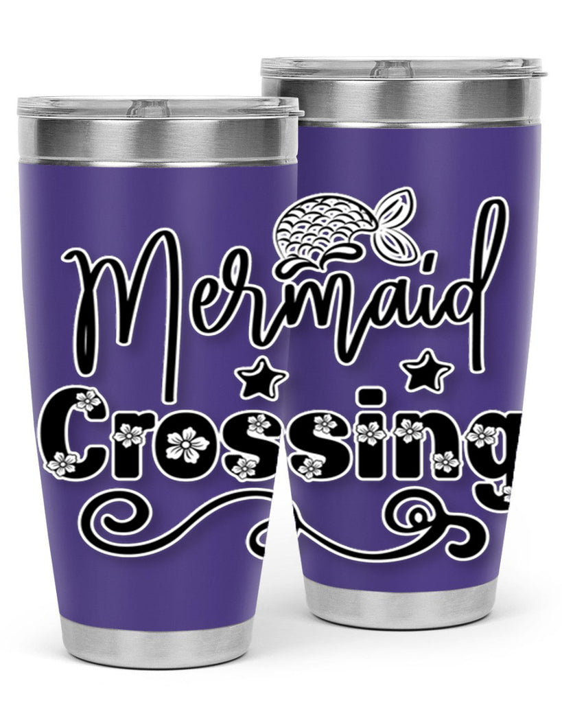 Mermaid Crossing 400#- mermaid- Tumbler