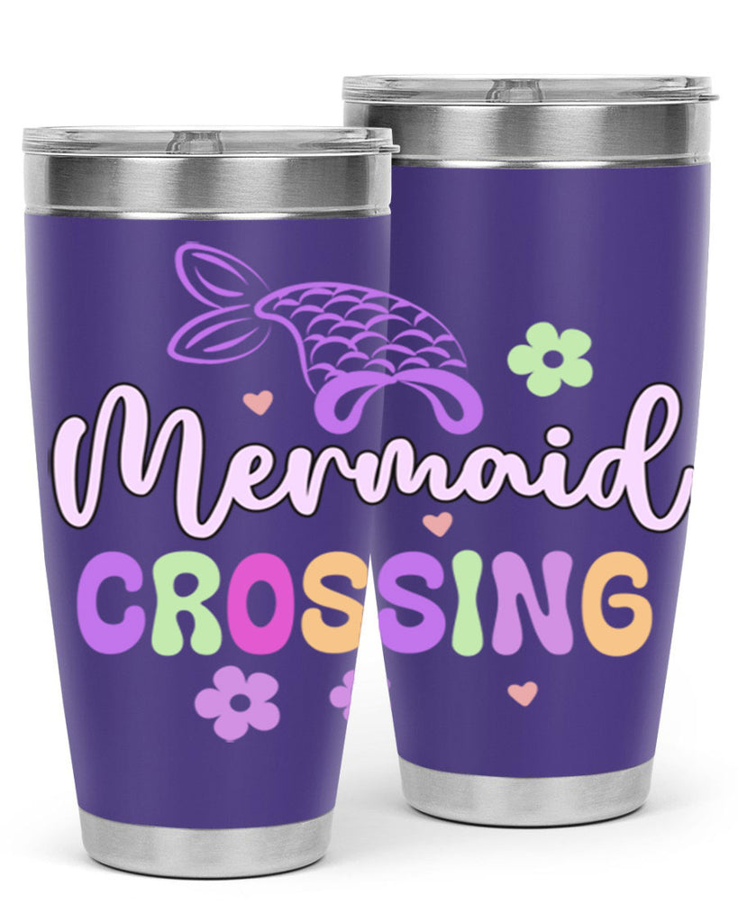 Mermaid Crossing 401#- mermaid- Tumbler