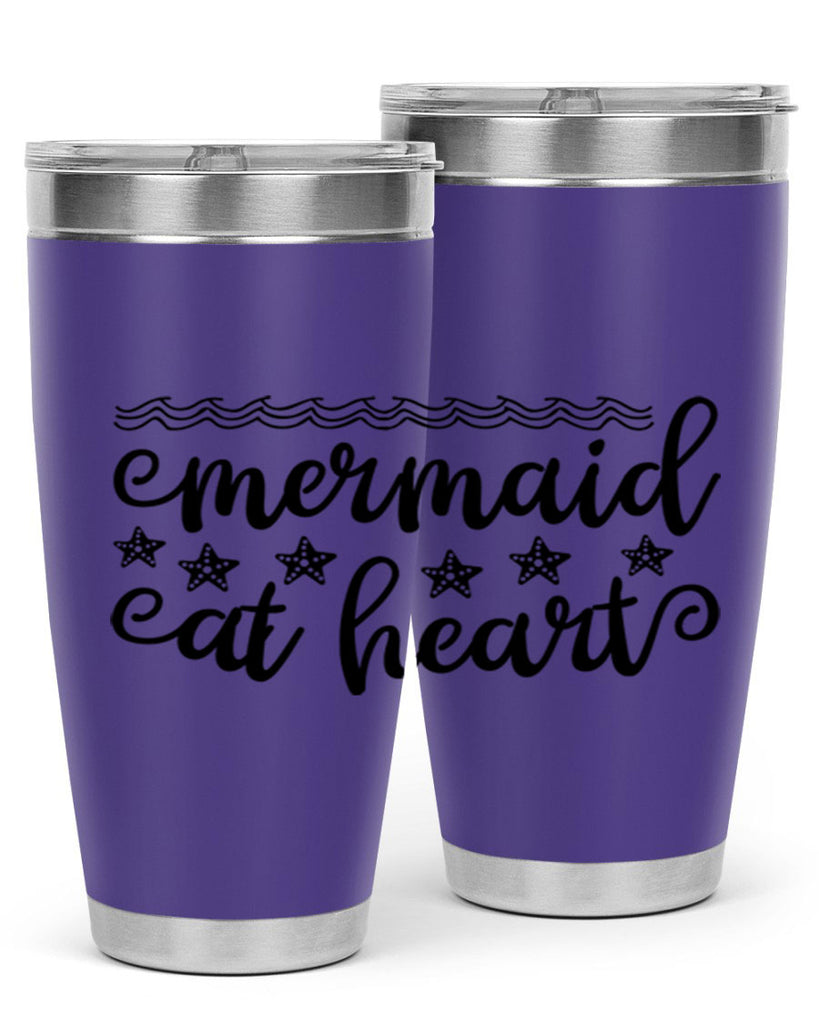 Mermaid at heart design 398#- mermaid- Tumbler
