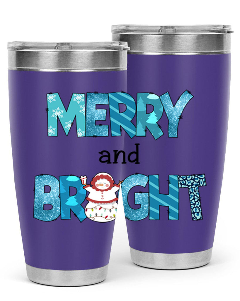 Merry and Bright 321#- winter- Tumbler