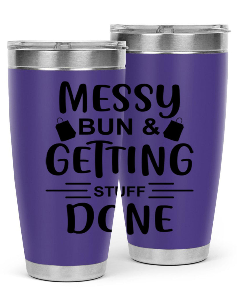Messy Bun Getting Stuff Done 120#- fashion- Cotton Tank