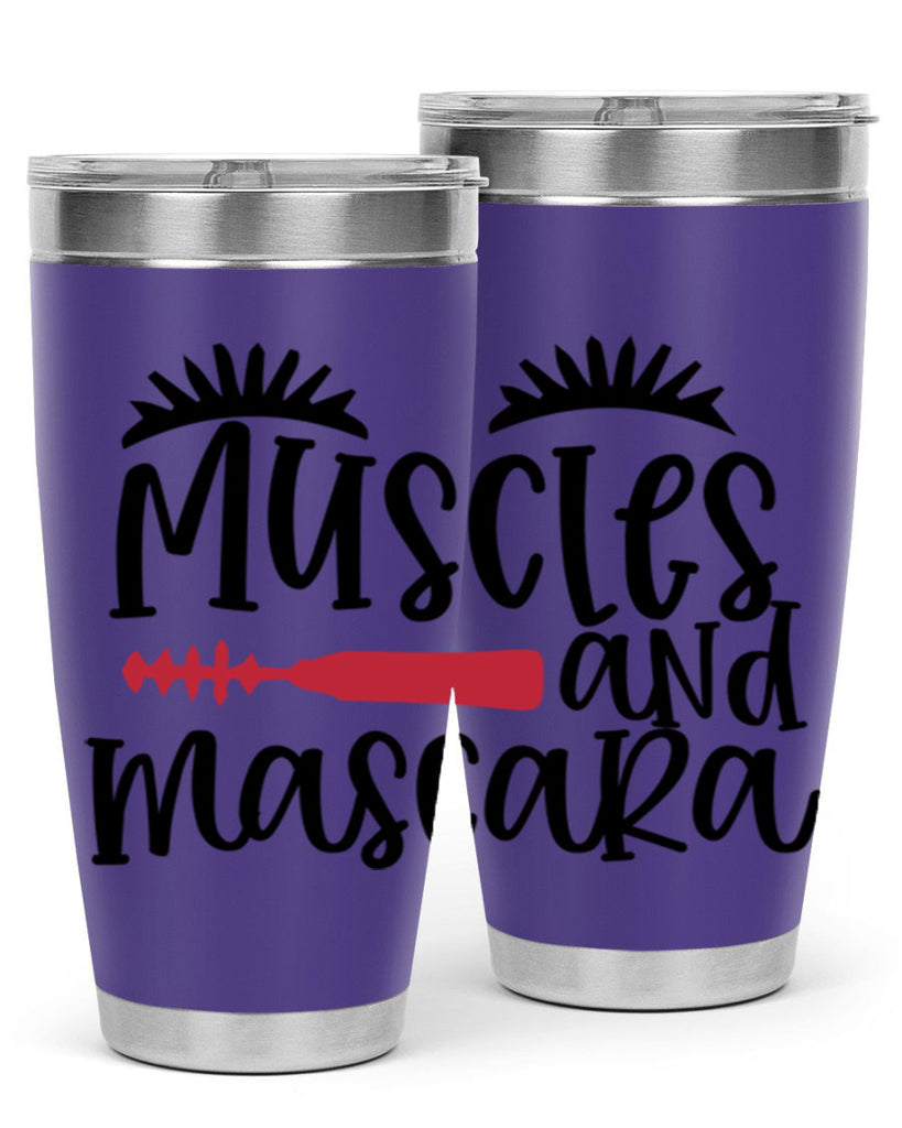 Muscles and mascara design Style 221#- make up- Tumbler