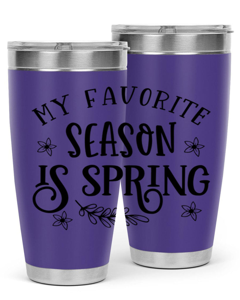 My favorite season is spring 350#- spring- Tumbler