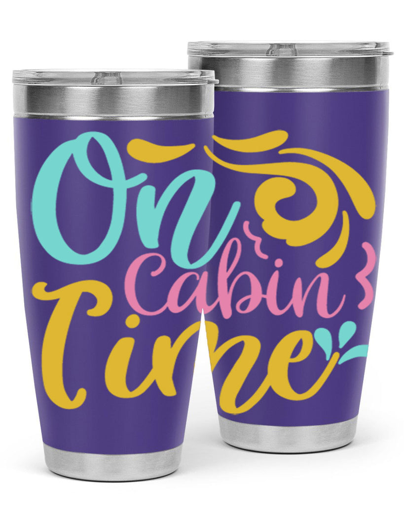 ON CABIN TIME Style 59#- summer- Tumbler