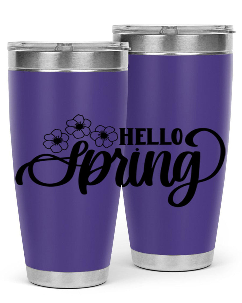PNG_Hello Spring393#- spring- Tumbler