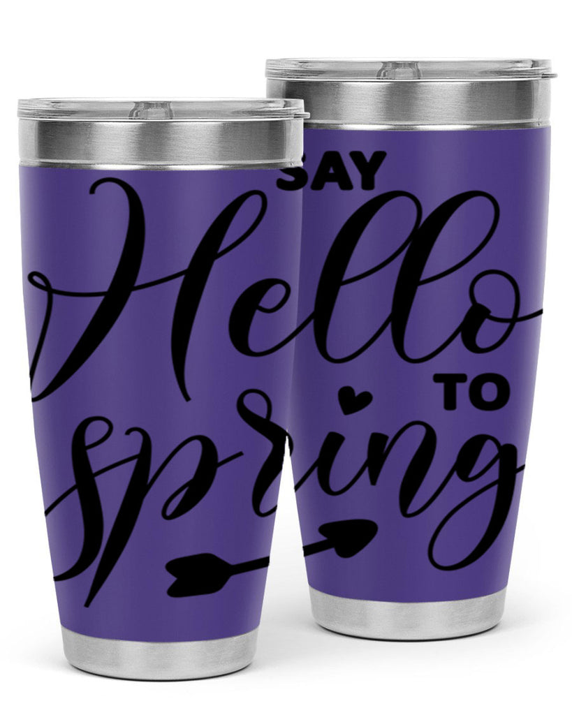 Say Hello to Spring402#- spring- Tumbler