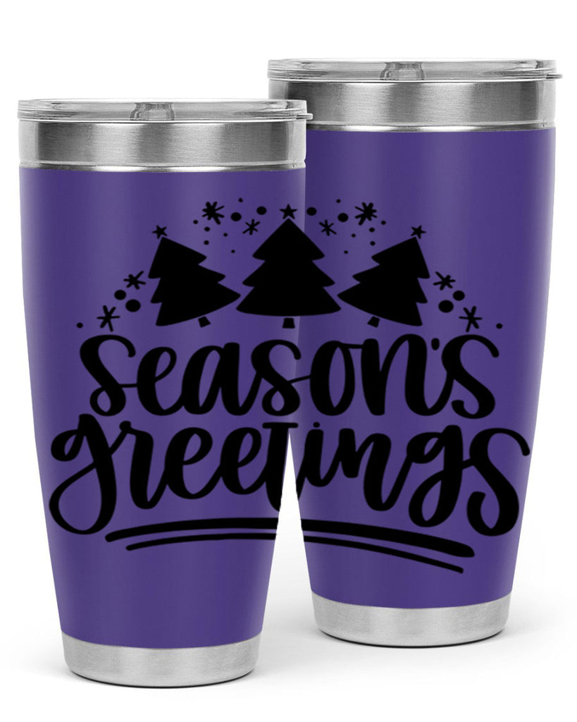Seasons Greetings345#- winter- Tumbler