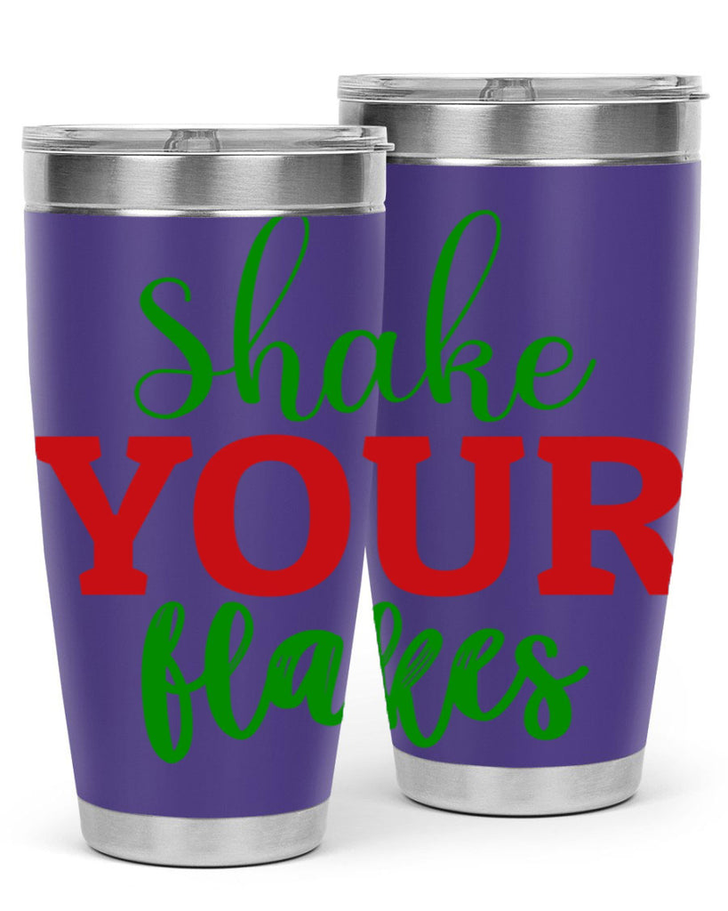 Shake Your Flakes 355#- winter- Tumbler