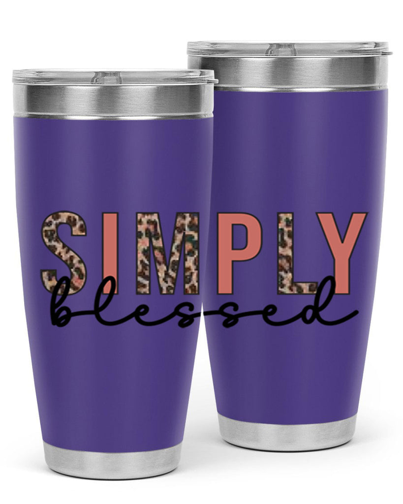 Simply blessed 575#- fall- Tumbler